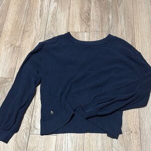 Lululemon Athletica Deep Blue Knit Top